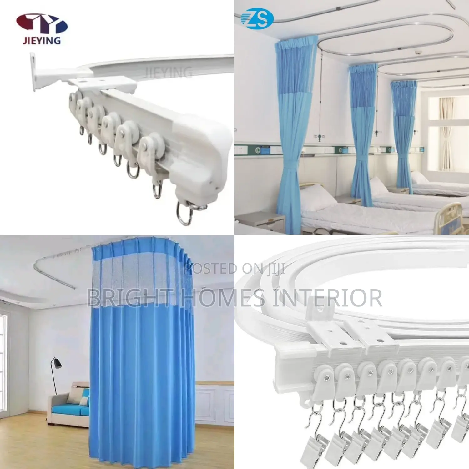 Bendable Curtain Rails Hospital Rails Mosquito Net Rails