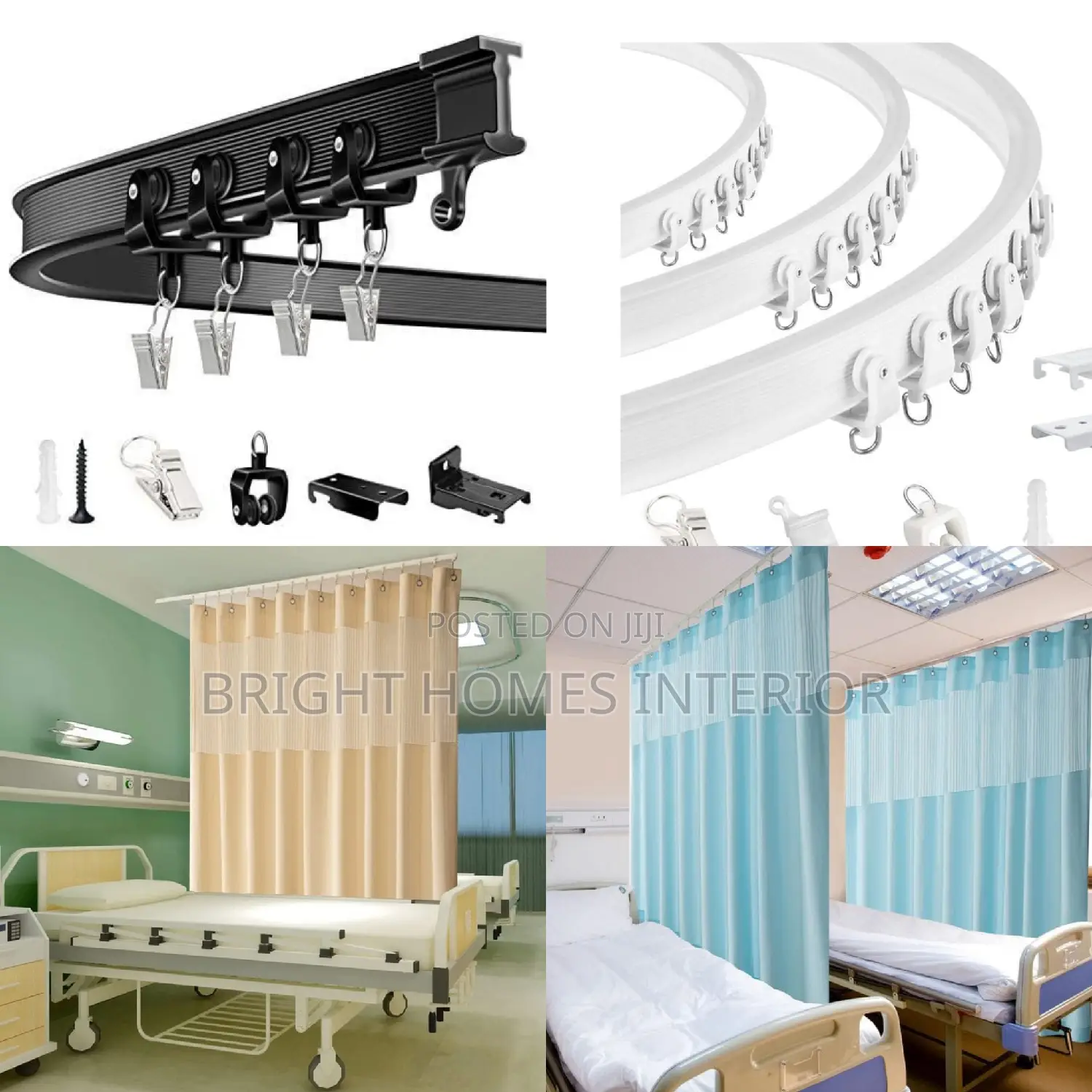 Bendable Curtain Rails Hospital Rails Mosquito Net Rails