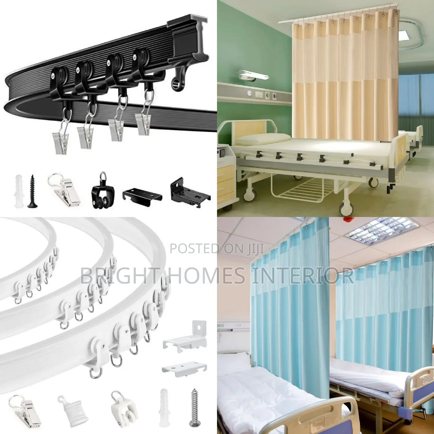 Bendable Curtain Rails Hospital Rails Mosquito Net Rails