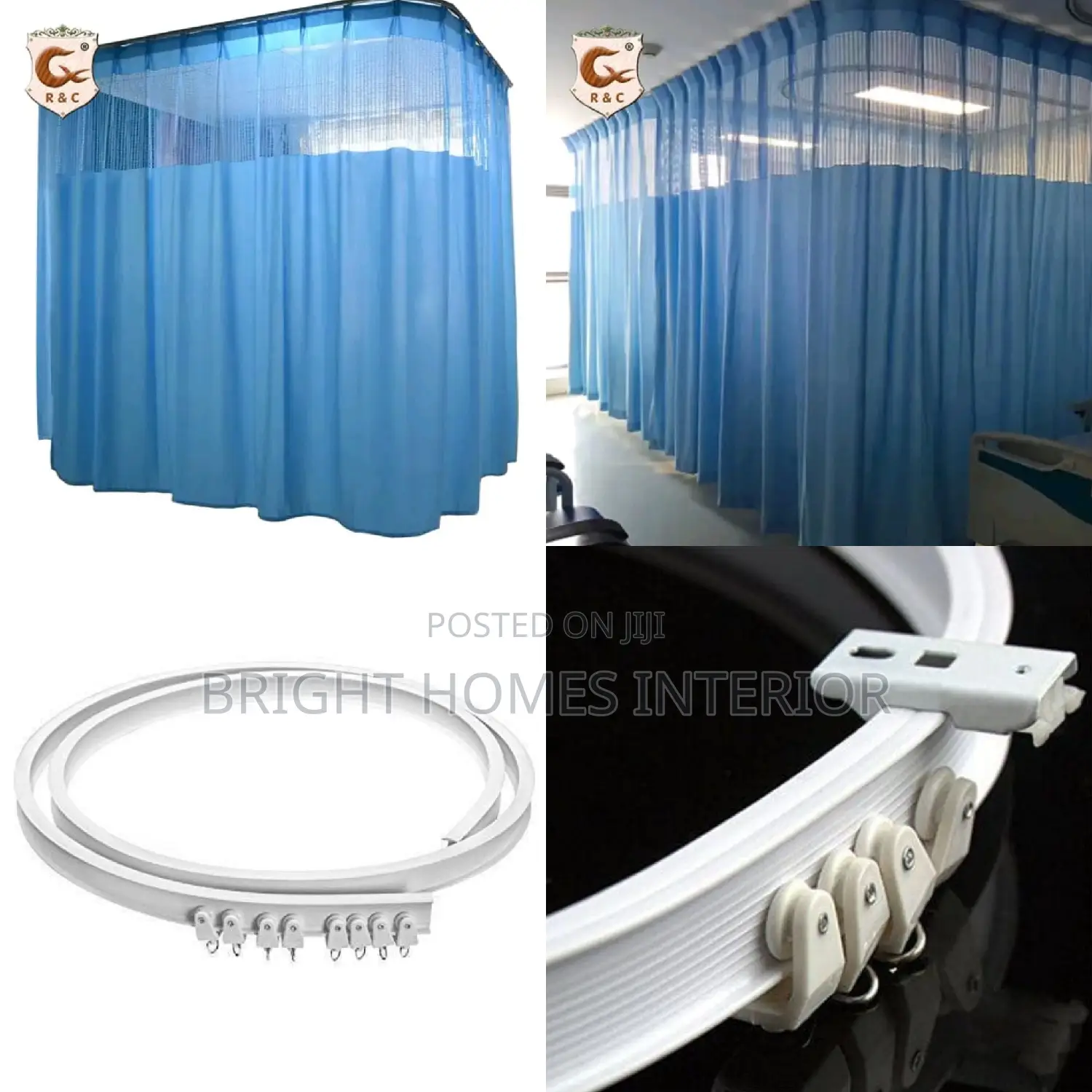 Bendable Curtain Rails Hospital Rails Mosquito Net Rails