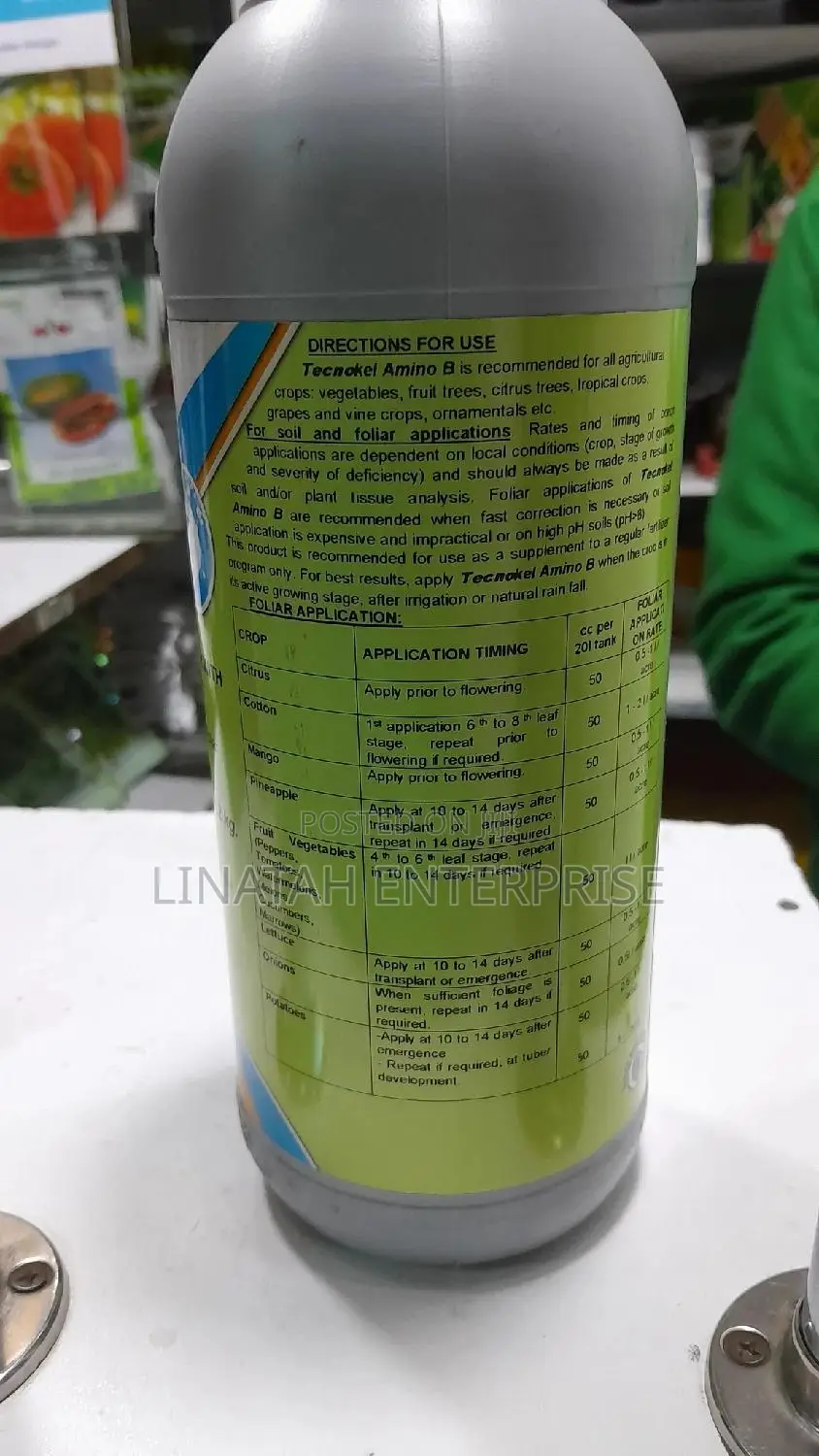 Tecnokel Amino B Organic Fertilzer Based With Boronp