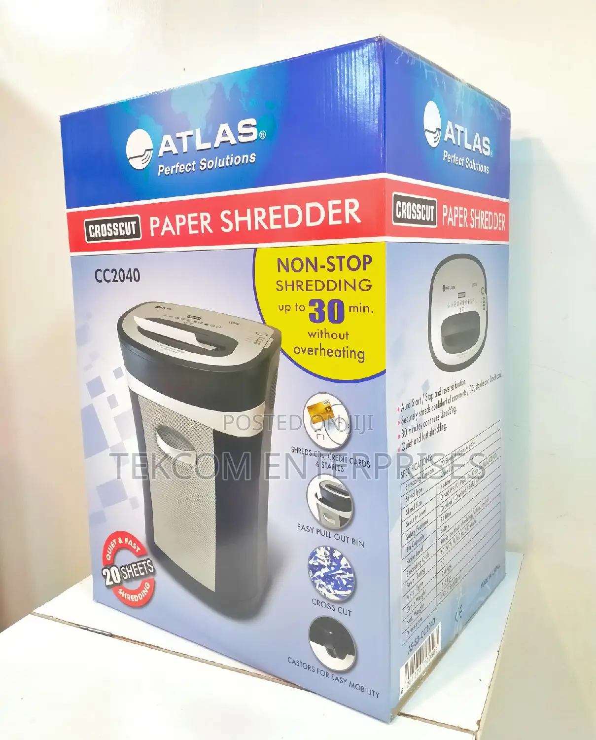 Atlas Shredder Cc2040/ Cc2040, Cc2040 Cc2040, Cc2040, Cc204