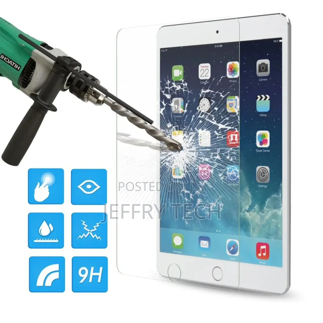 iPad Mini 5 Glass Screen Protector Apple $29