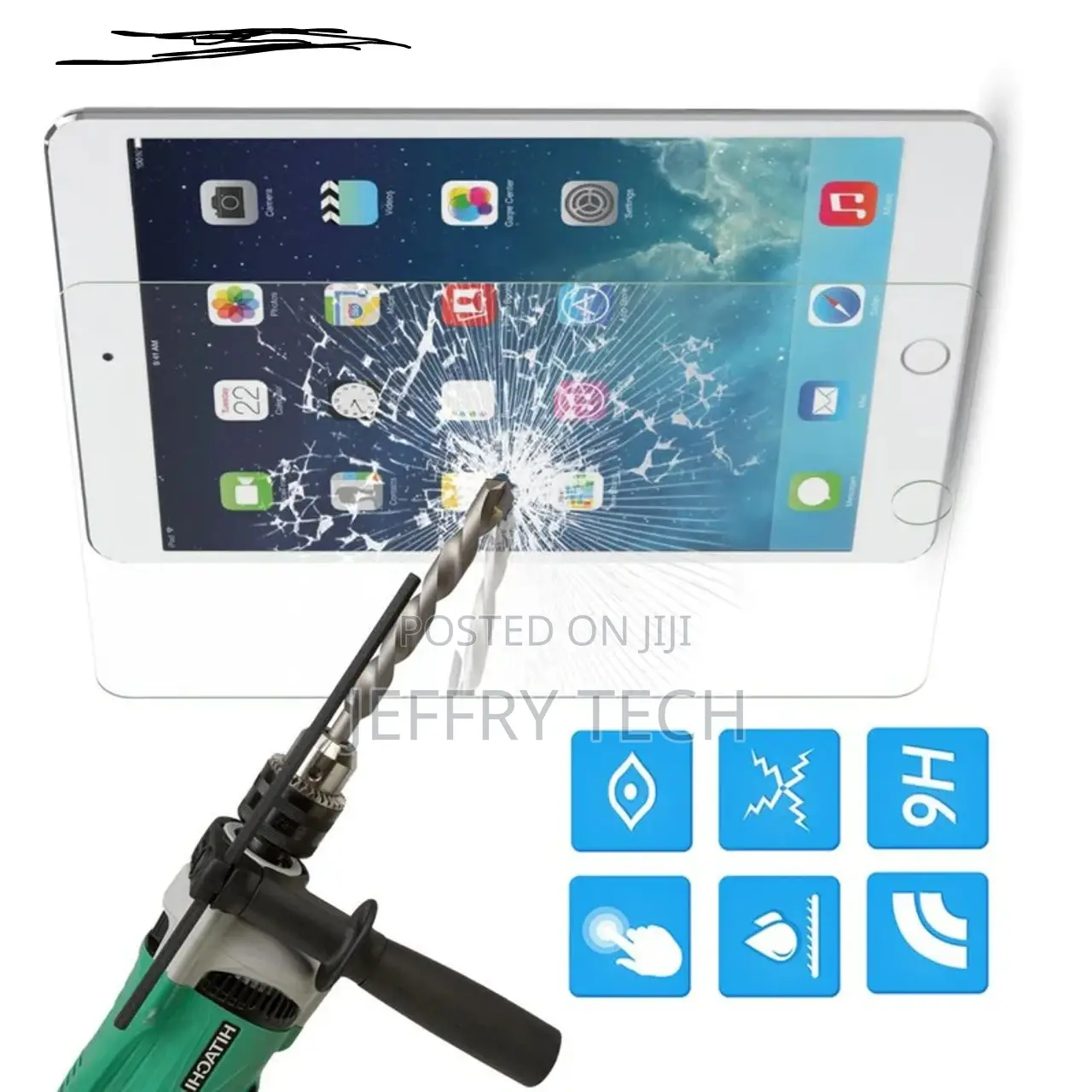 iPad Mini 5 Glass Screen Protector Apple $29