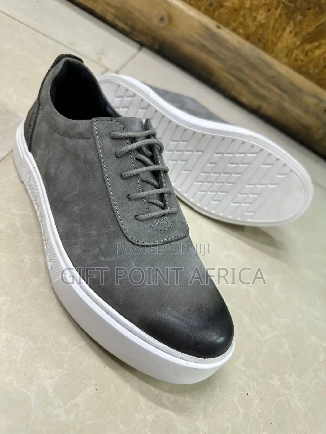 Cacual Timberland Shoes Gray in Color