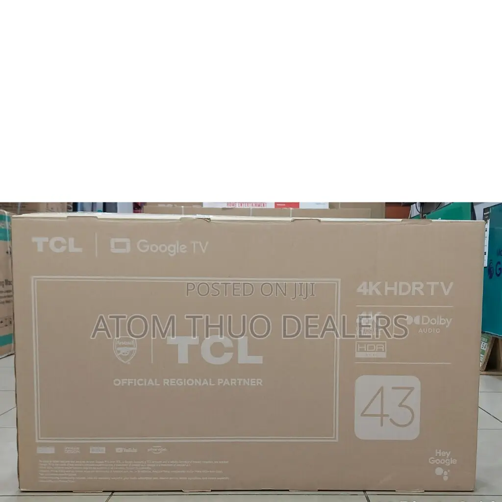 43 Inches TCL Smart Android 4kultra HDTV Bluetooth Frameless