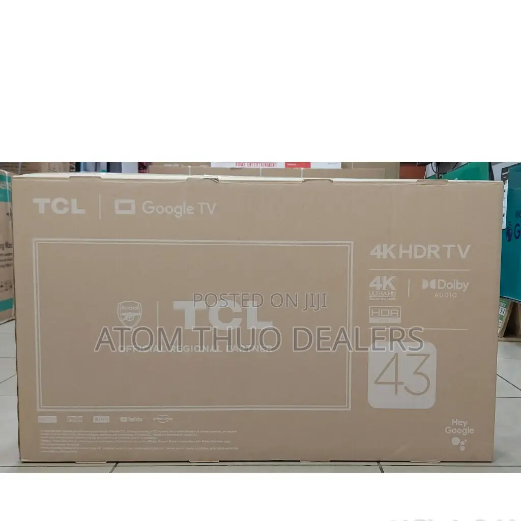 43 Inches TCL Smart Android 4kultra HDTV Bluetooth Frameless