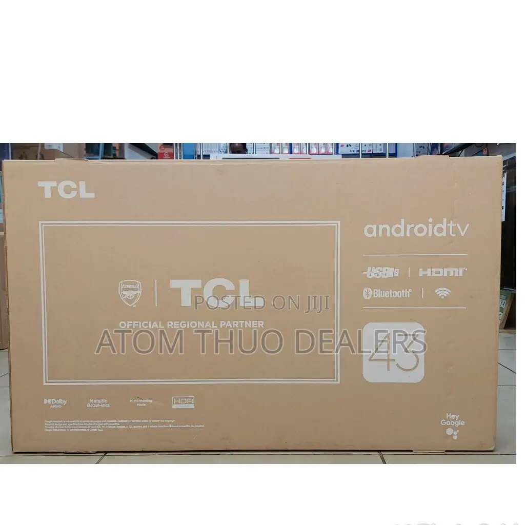 43 Inches TCL Frameless Smart Android Led,Tv Youtube Tv