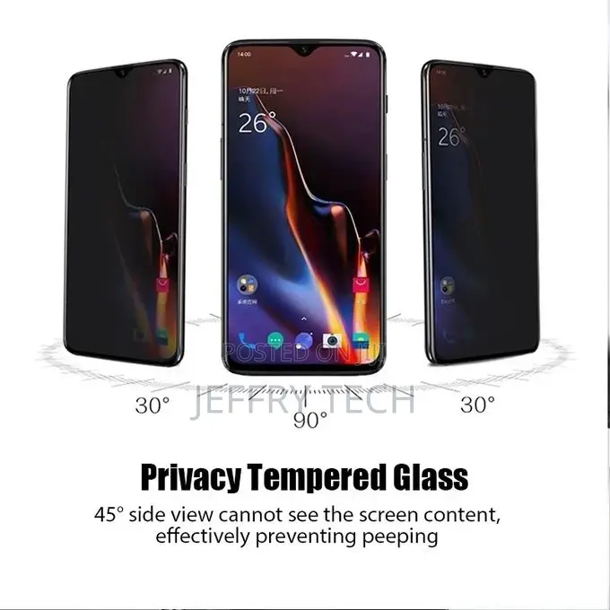 Anti Spy Screen Protector on Huawei Nova 5T