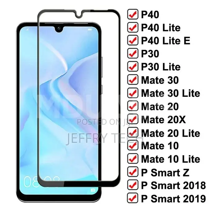 Tempered Glass for Huawei P40 P30 Lite P Smart Z 2019 Screen