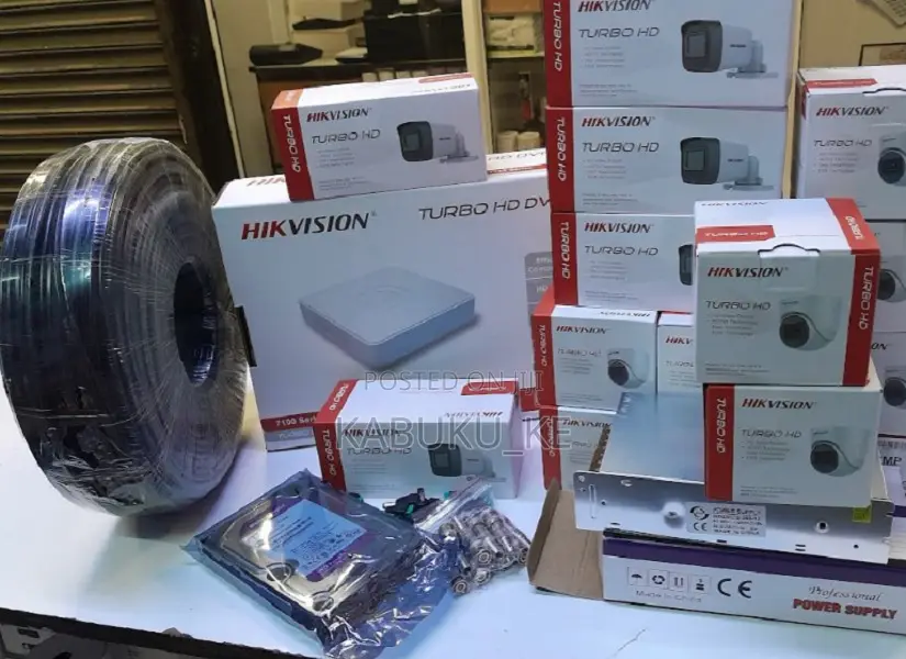 Hikvision 16 CCTV Cameras Complete Security 16 Cameras Kit