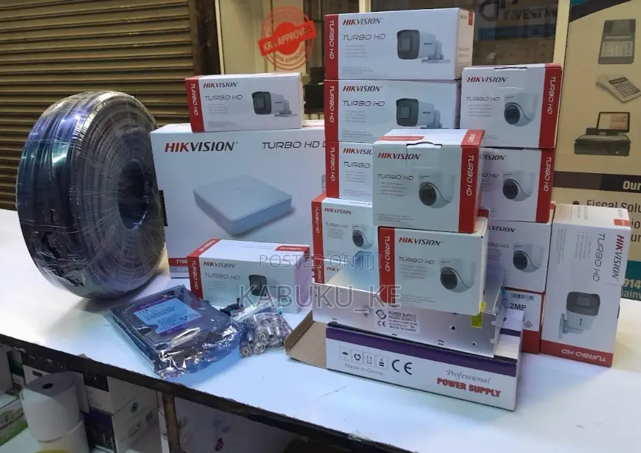 16 CCTV Set Hikvision Channel DVR 16 CCTV Cameras DIY CCTV