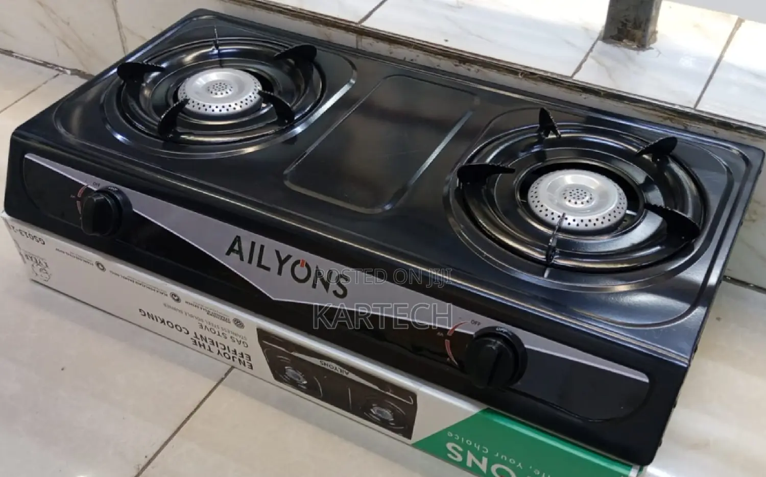 AILYONS GS013-2 Stainless Steel Table Top Gas Cooker
