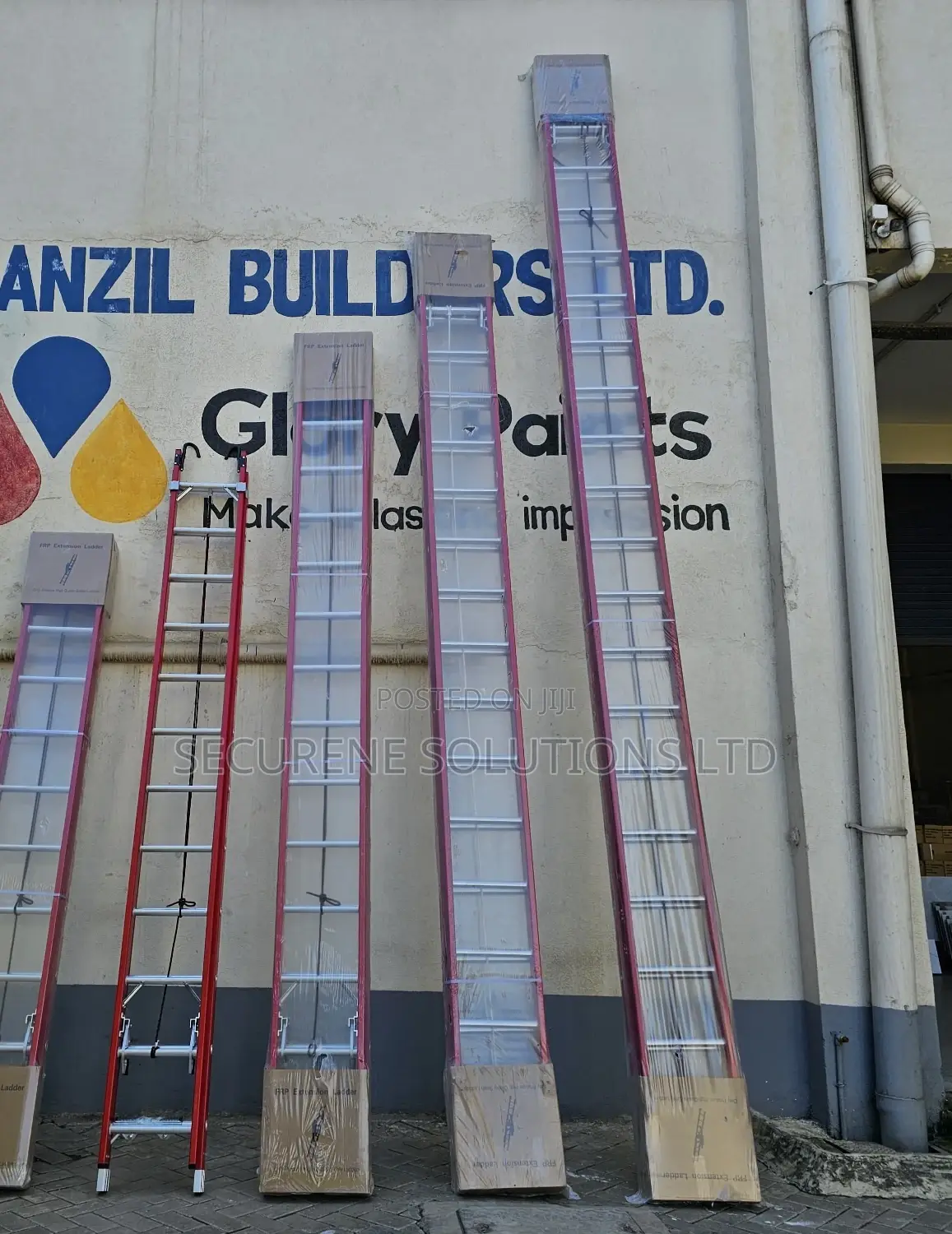 Fiberglass Double/Twin Section Sliding/Extension Ladders