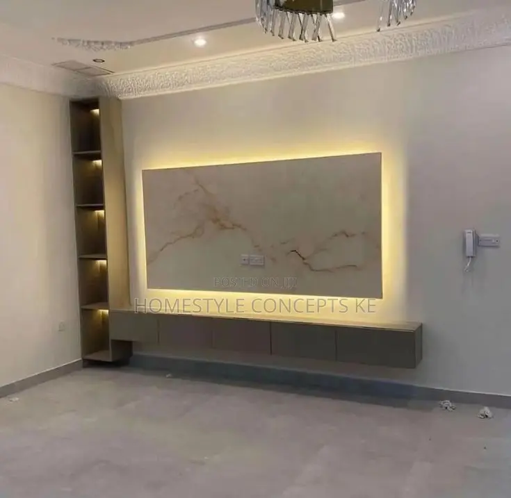TV Cabinet Wall Niches Design