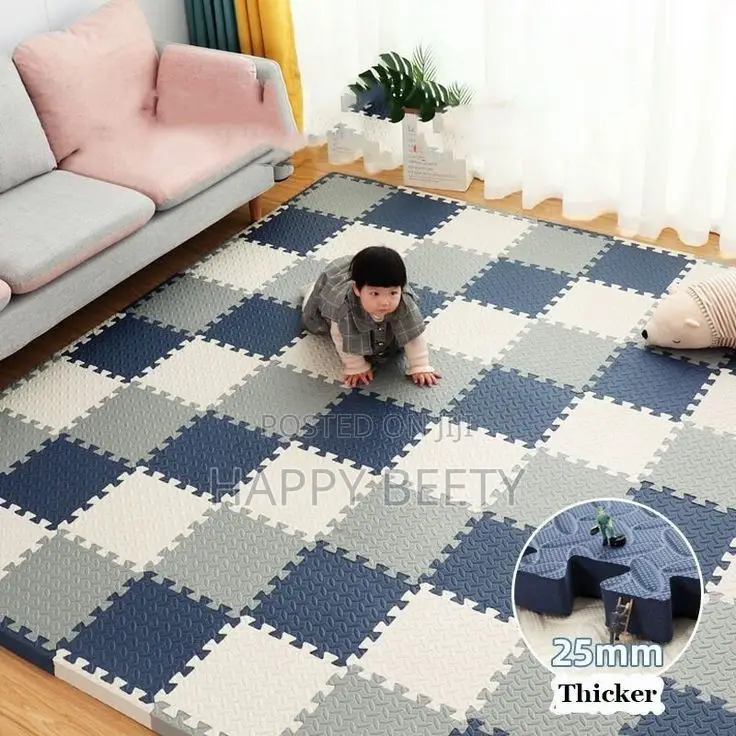 Plush Foam Interlocking Floor Mats