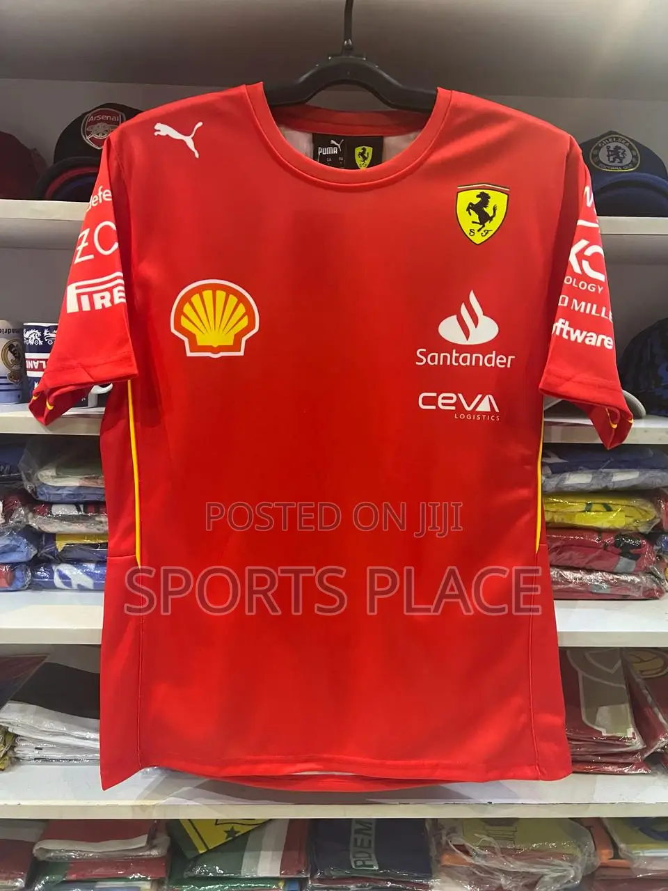 Ferrari Round-Neck 2024 Season Jerseys