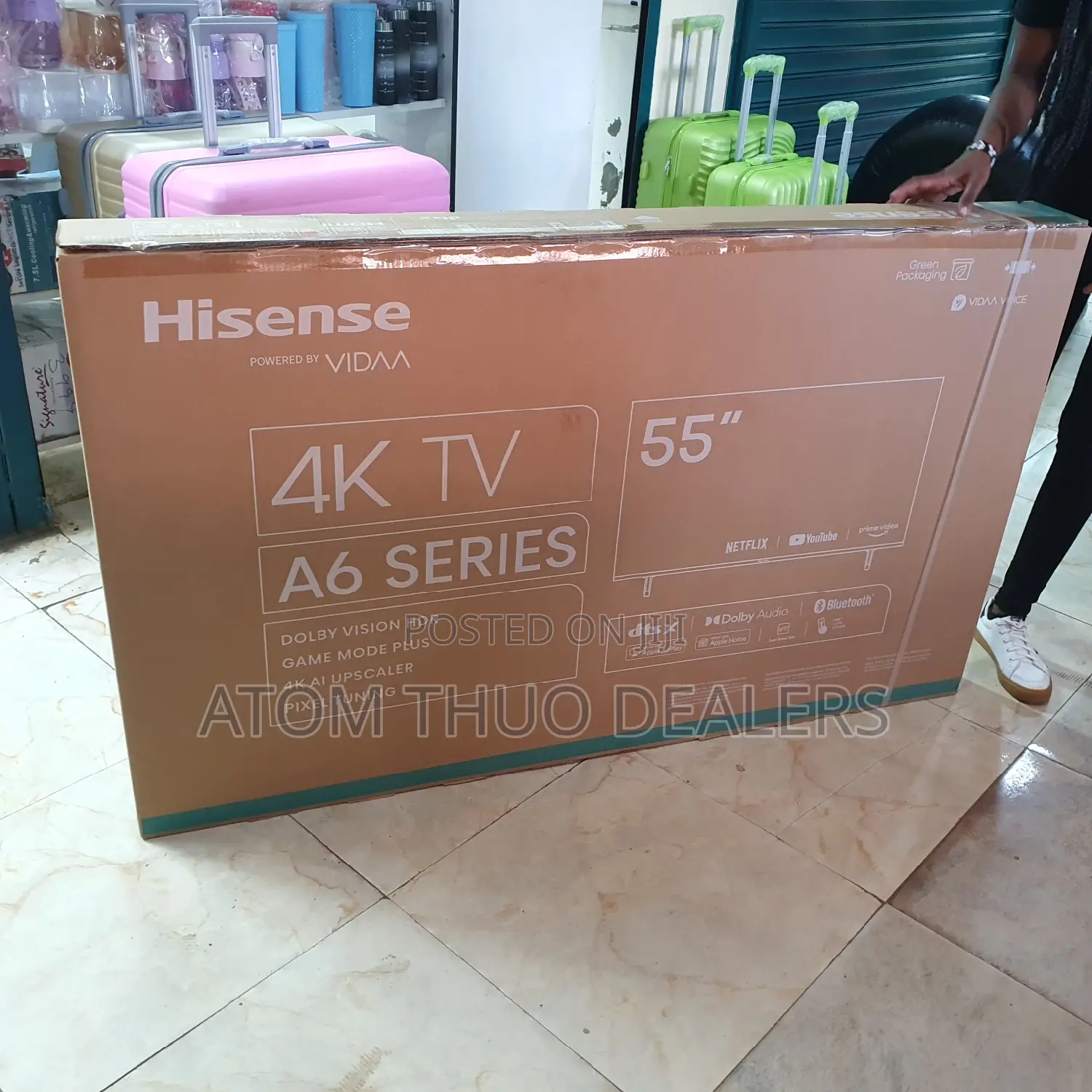 Hisense A6 Series Flameless Bluetooth Tv / Television