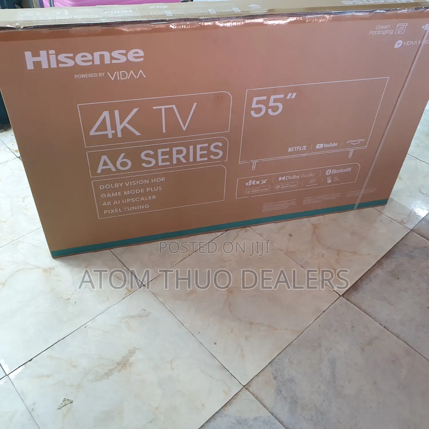 Hisense A6 Series Flameless Bluetooth Tv / Television