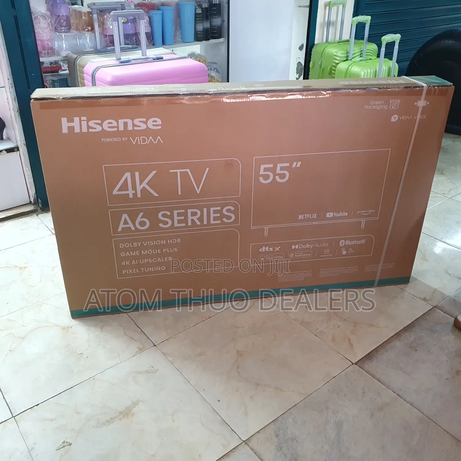 Hisense A6 Series Flameless Bluetooth Tv / Television