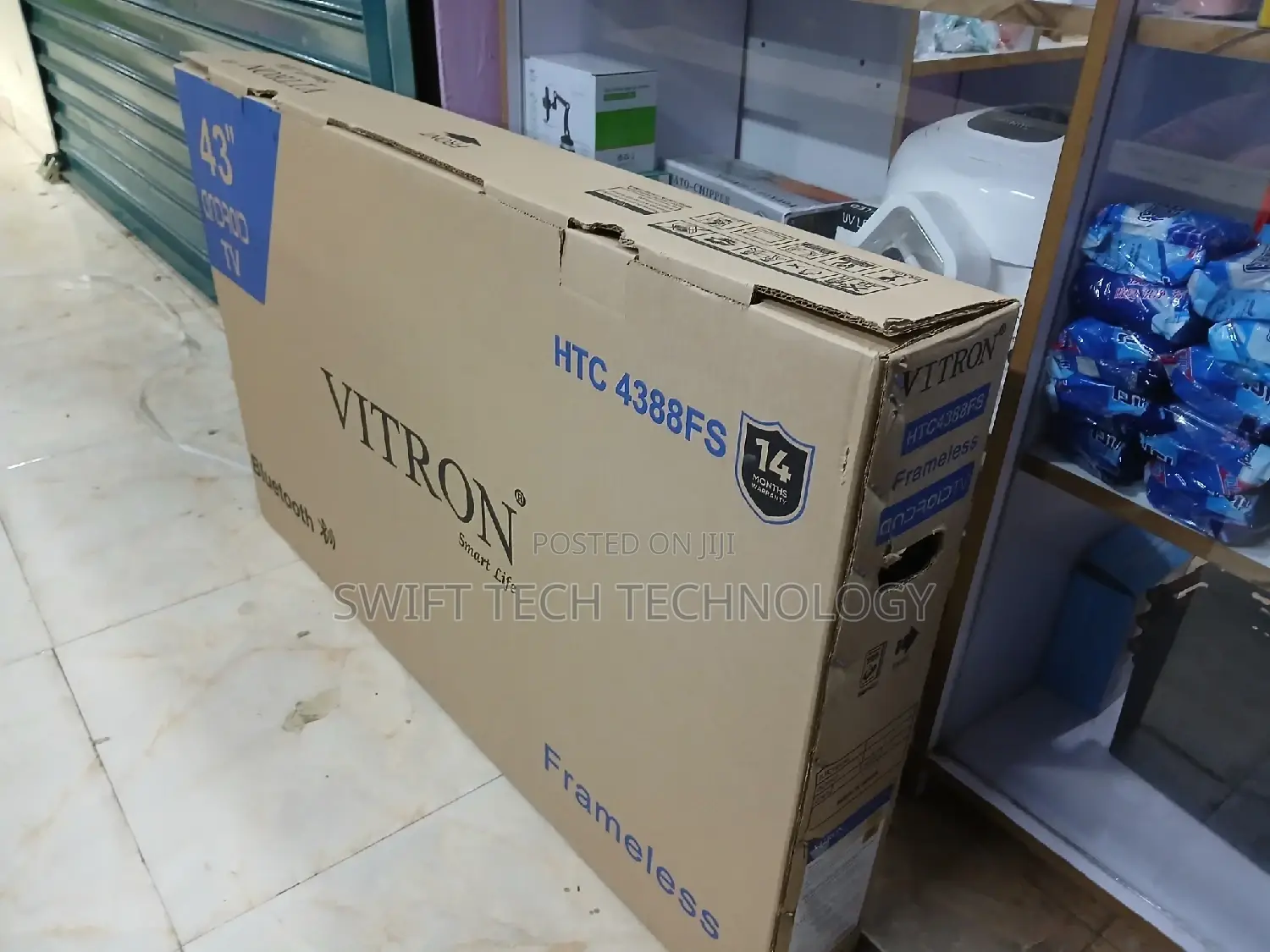 Vitron 43 Inches Android Framless Bt Connectivity 43