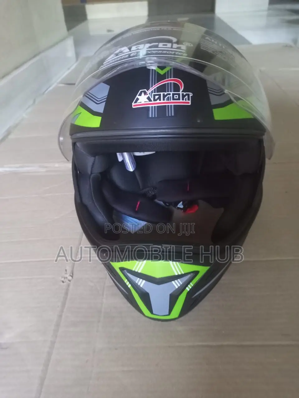 Aaron Flip Up Motorbike Helmet Certified Helmet