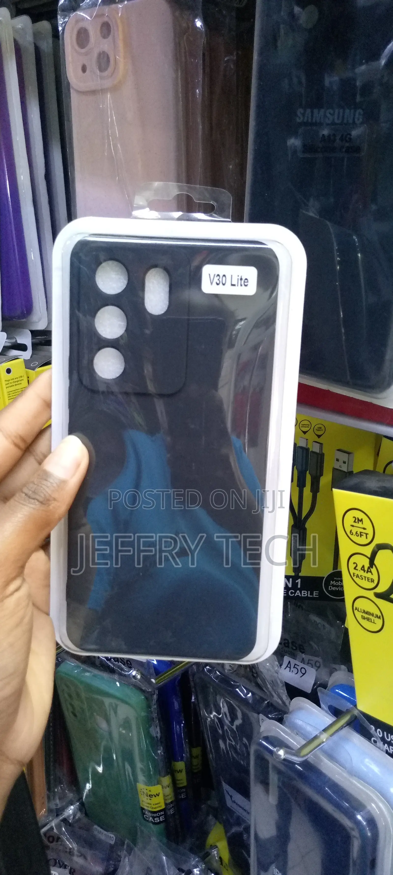 Vivo V30 Lite 5G Solid Color Liquid Silicone Dropproof Full