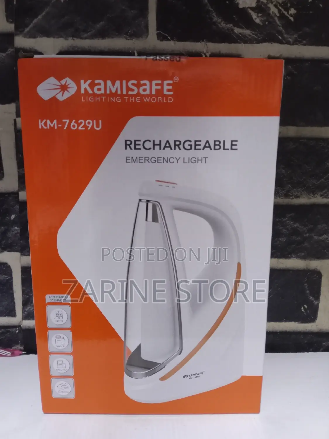 Kamisafe Km-7629u Rechargeable Emergency Light