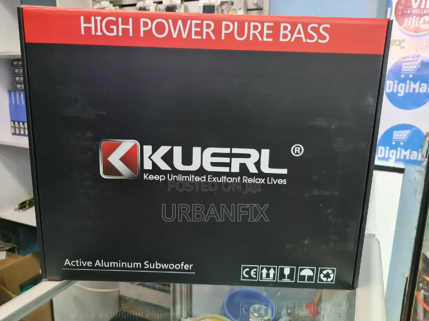 10 Inch Kuerl 600 Watts Underseat Bass Subwoofer