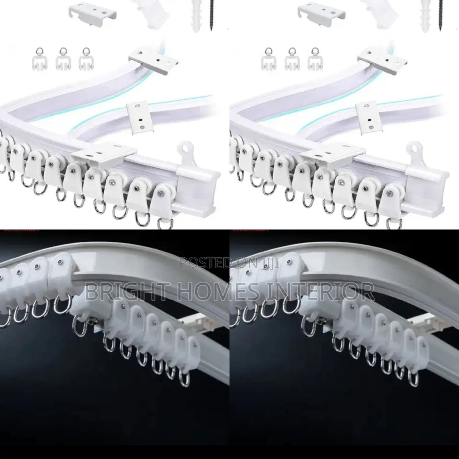Bendable Curtain Rails Hospital Rails Mosquito Net Rails
