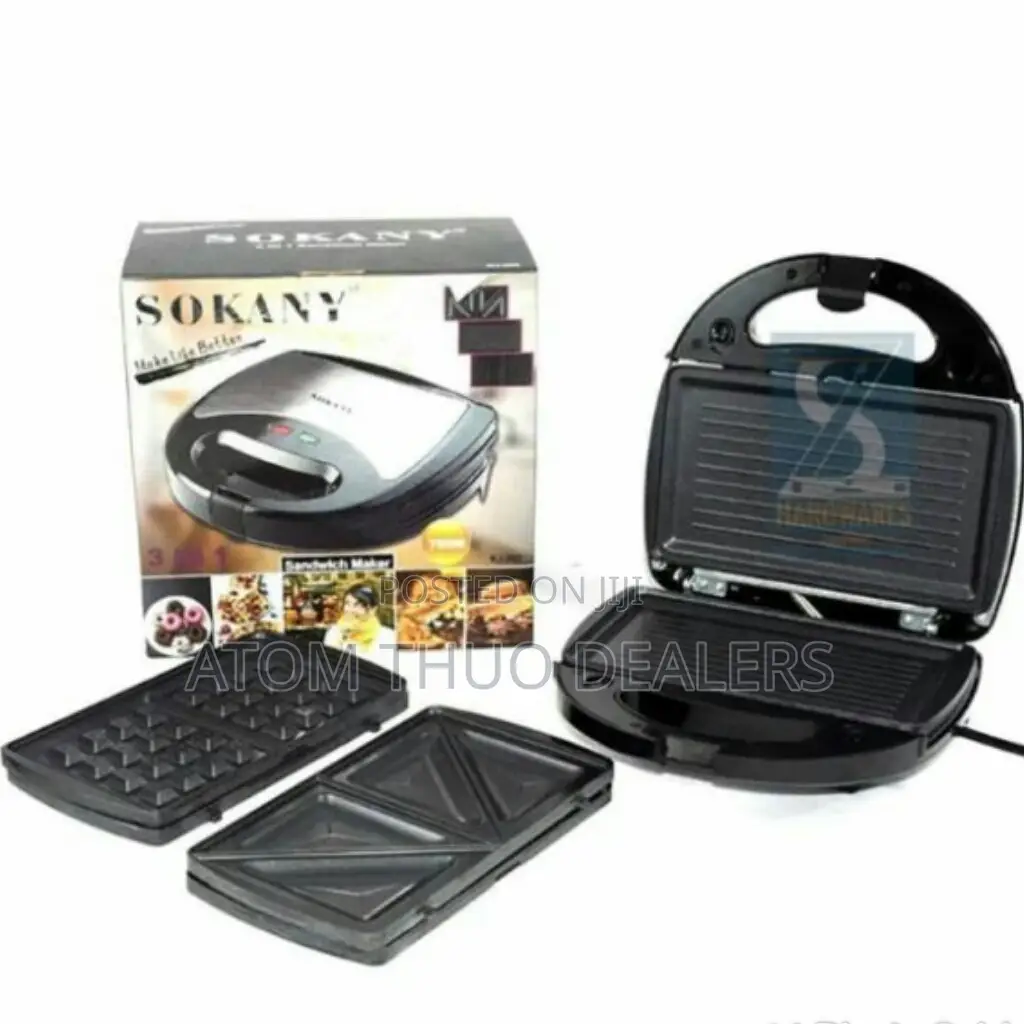 Sokany 3 in 1 Sokany Sandwich Maker 