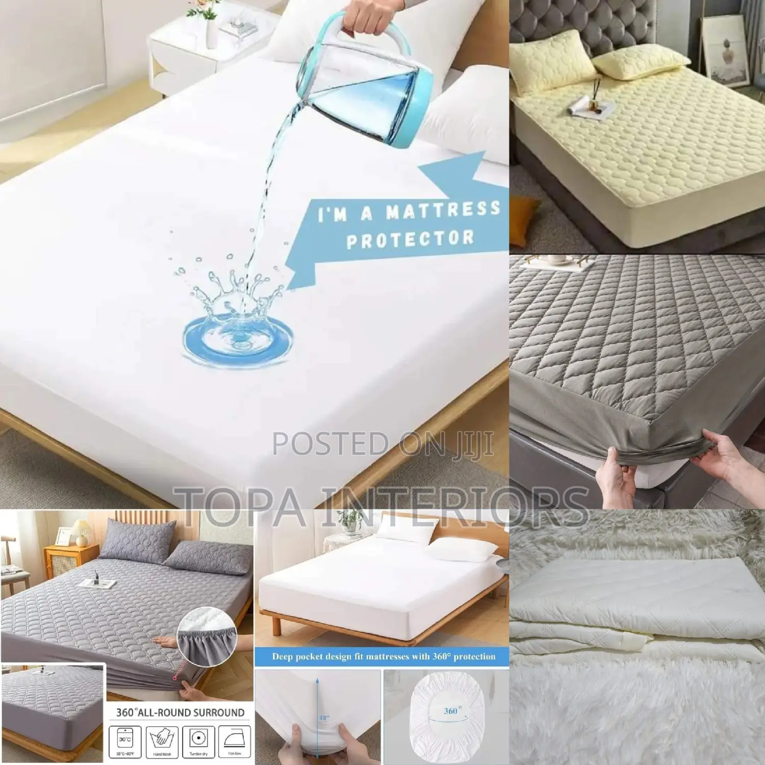 3x6 Mattress GUARDS WASHABLE Waterproof Mattress Covers