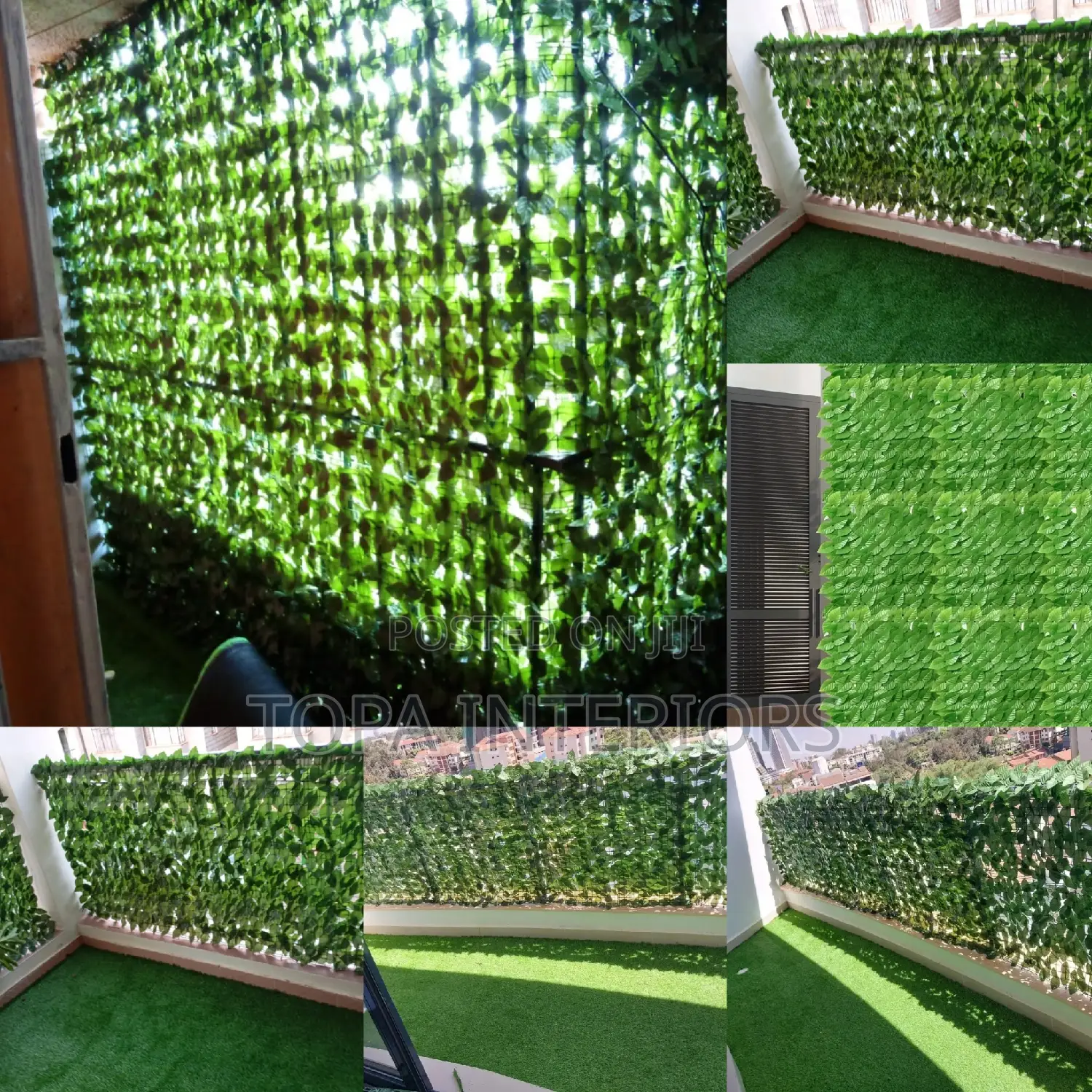 Generic Artificial Green Leaf Outdoor Decor Privacy Fence Artificial