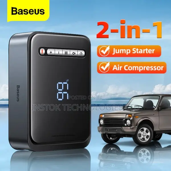 Baseus Super Energy 2-in-1 Jump Starter Inflator (1000A)