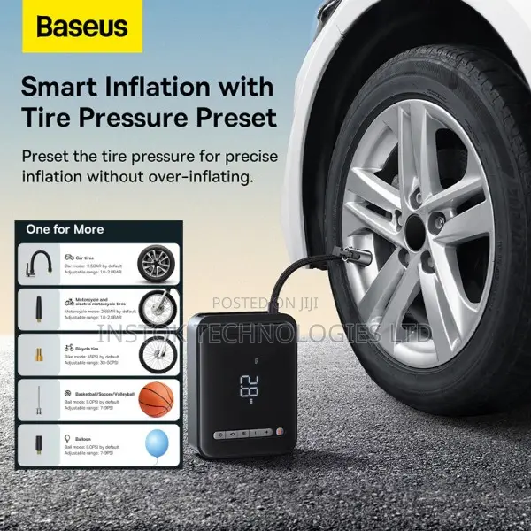 Baseus Super Energy 2-in-1 Jump Starter Inflator (1000A)