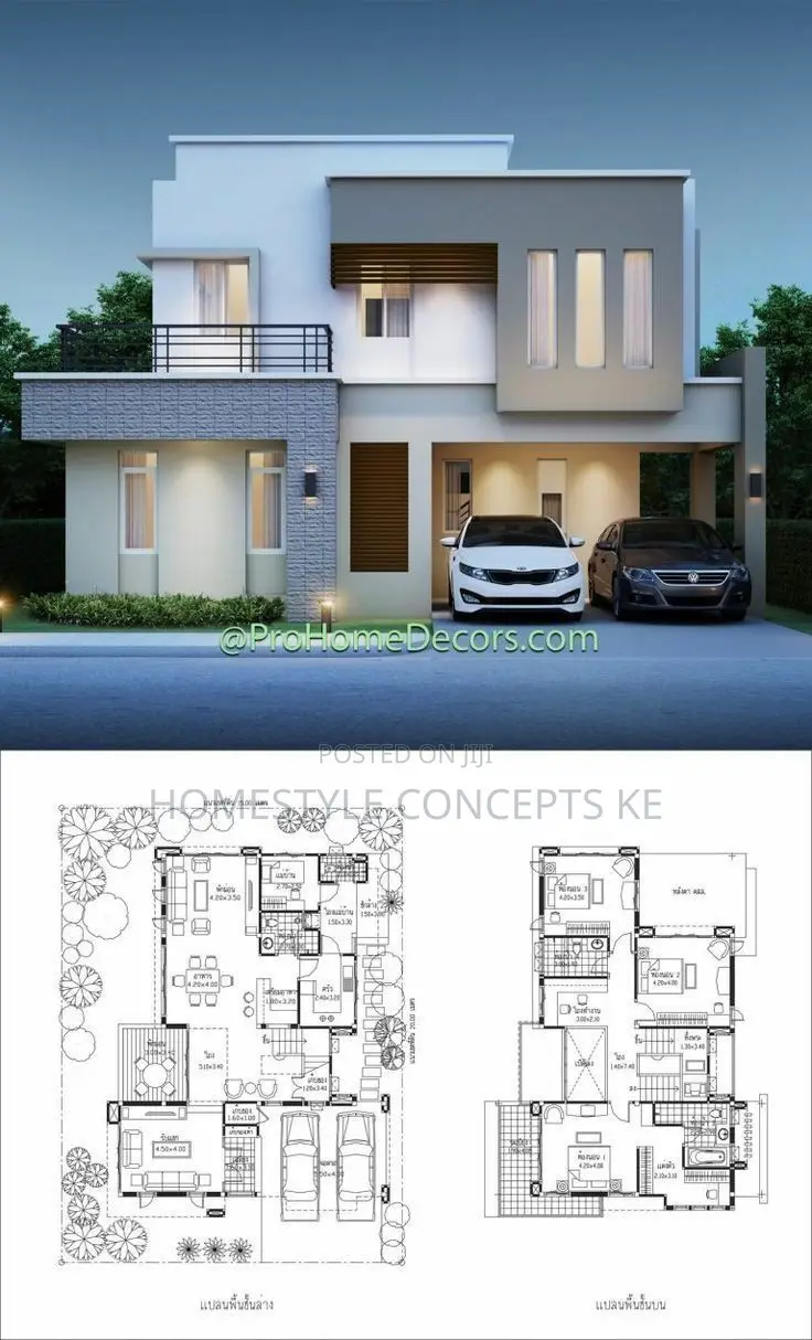 House Plans Modern Living Bungalow Mansion 2 3 4 5 Bedroom