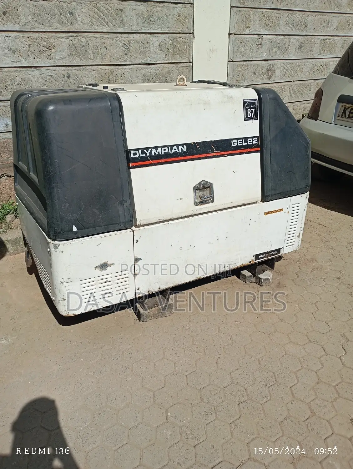 Generator Ex UK 22kva Olympian