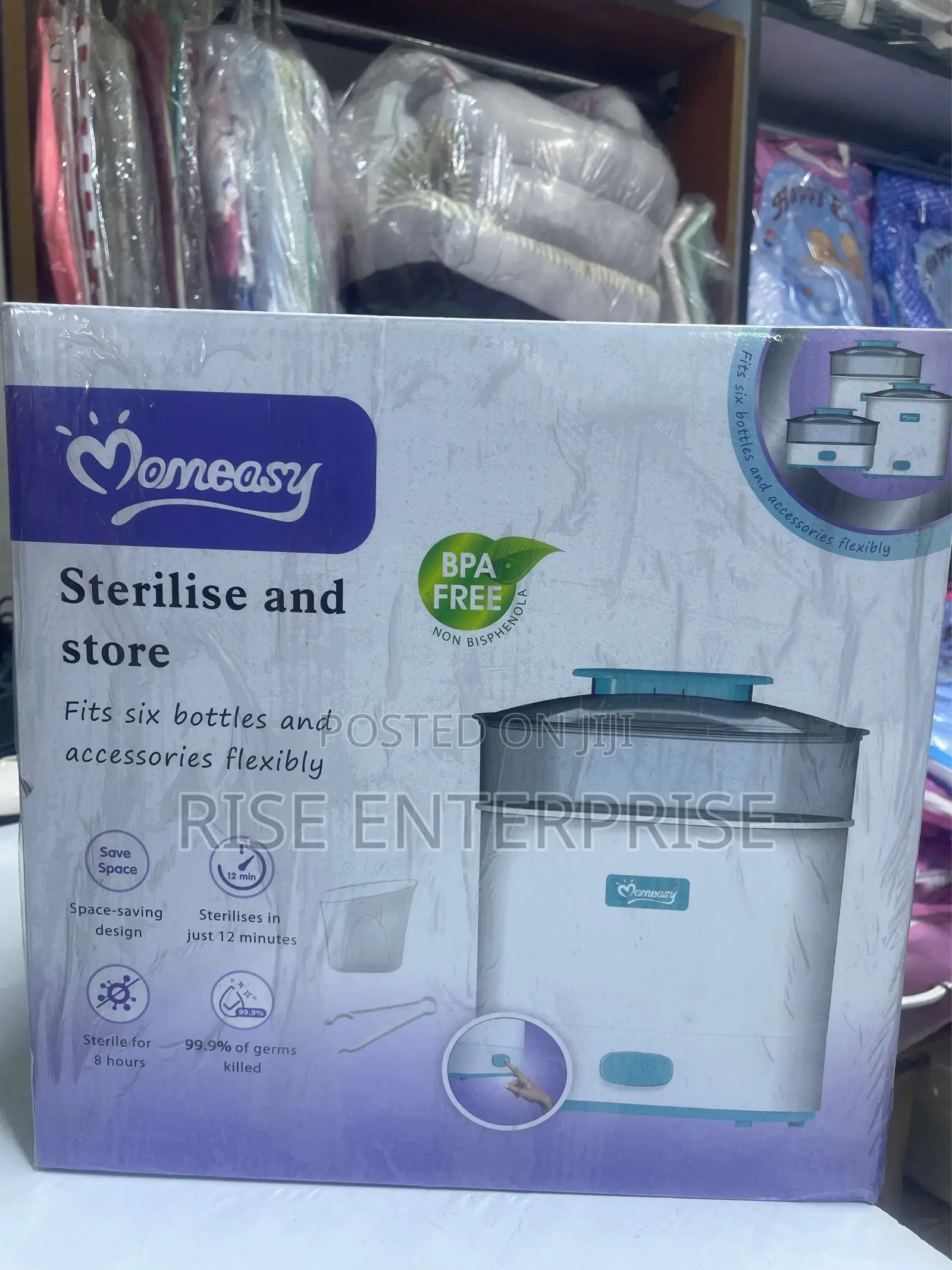 Space Saving Momeasy Electric Steriliser and Store