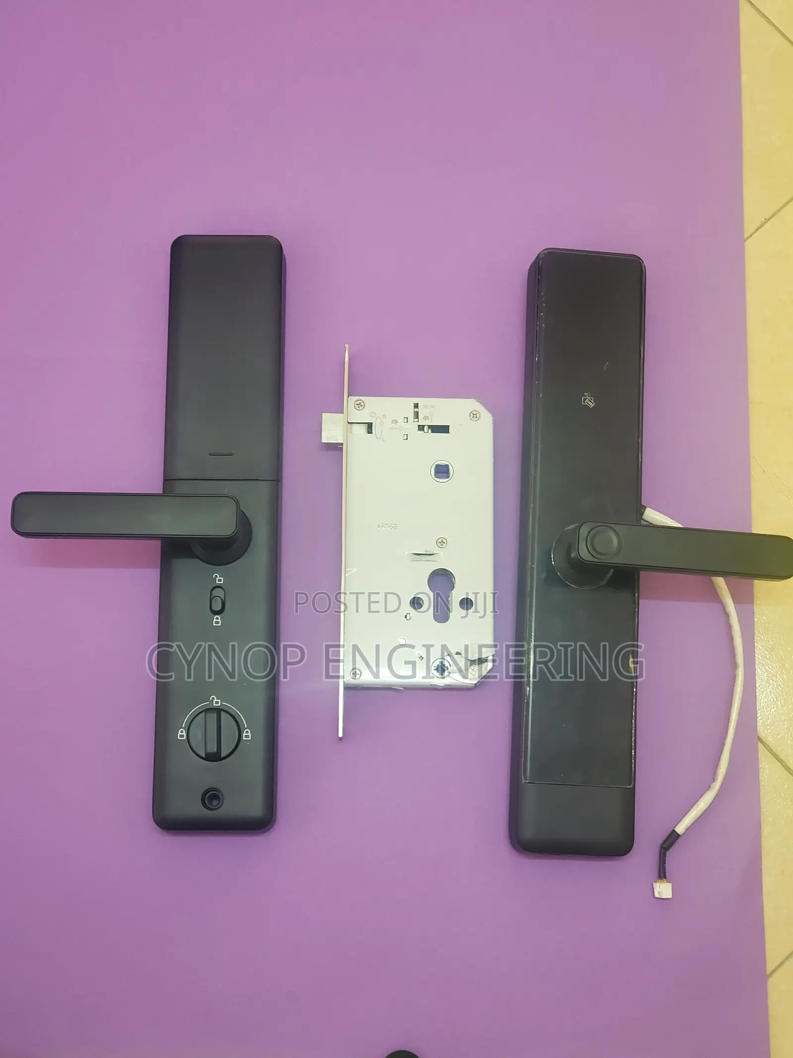 Next-Level Wooden Door Security Smart Biometric Passcode Loc