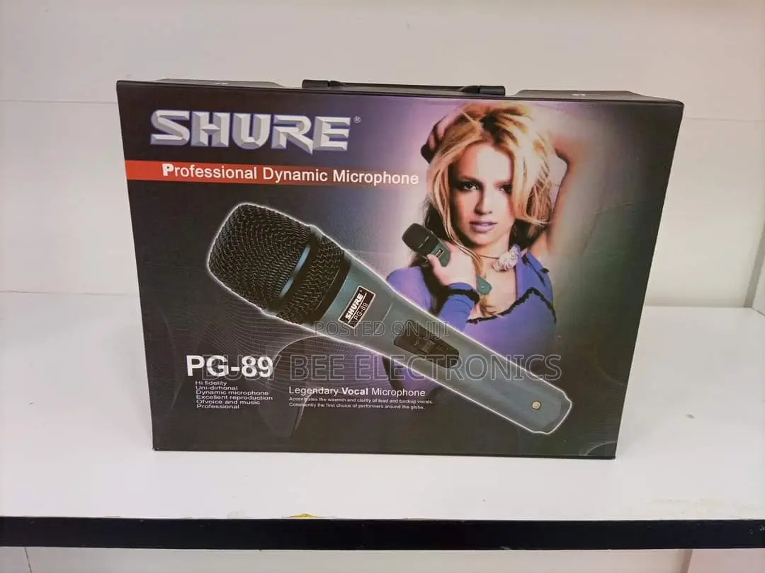 High Fidelity Unidirectional Shure Wired Microphone