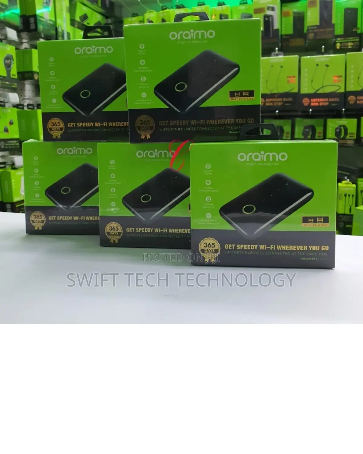 Mifi,Mifi Portable Oraimo Mifi 150mb /B