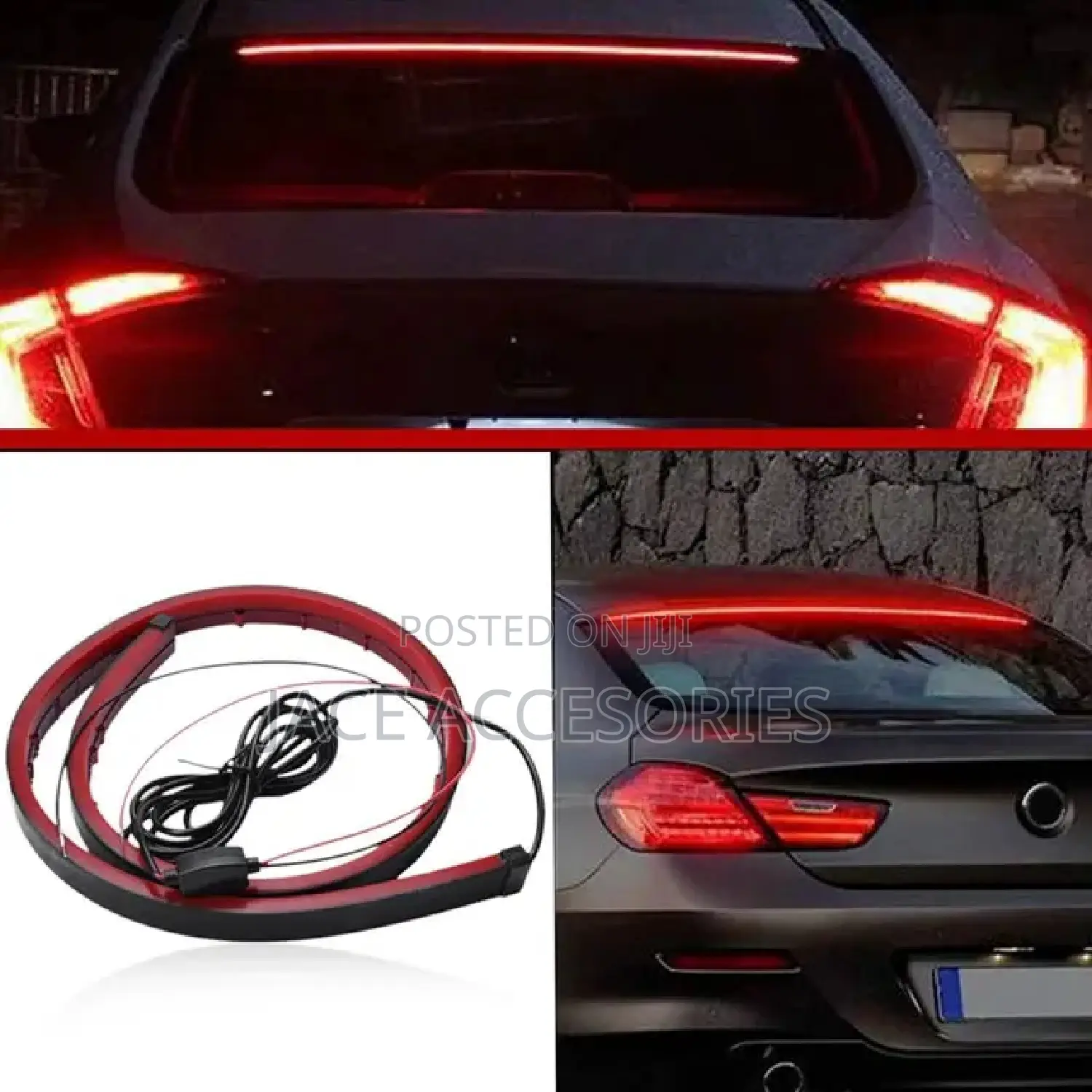 Car Led Brake Light Lights Rear Tail Warning Lights