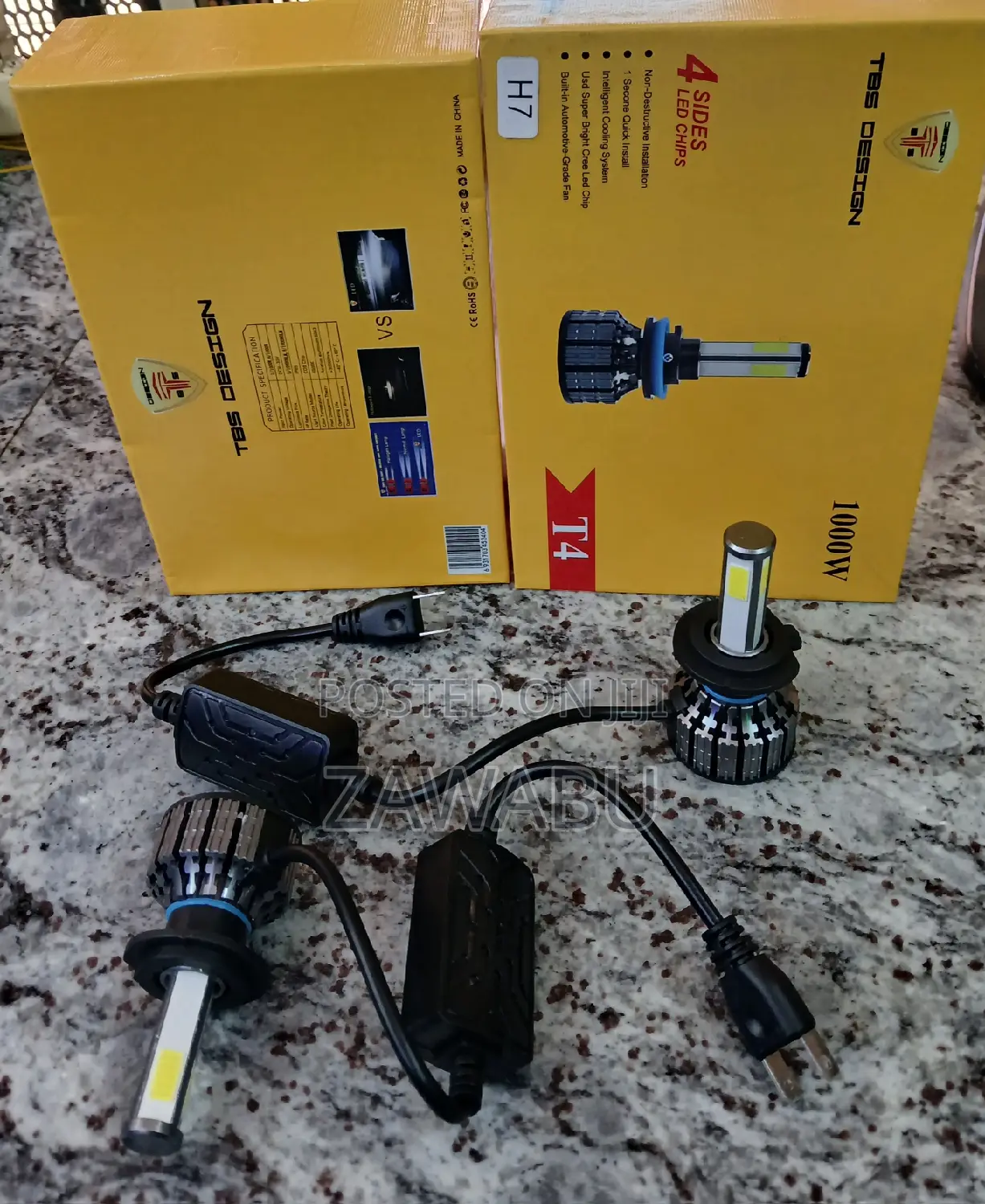 H7 LED T4, 1000watts