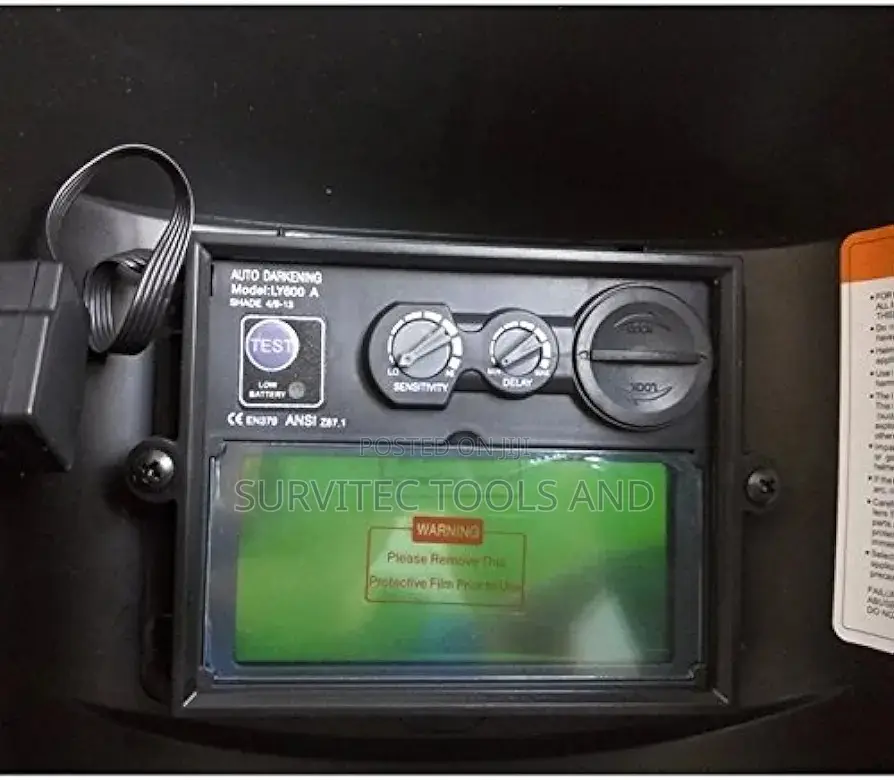 Solar Powered Auto-darkening Welding Helmet