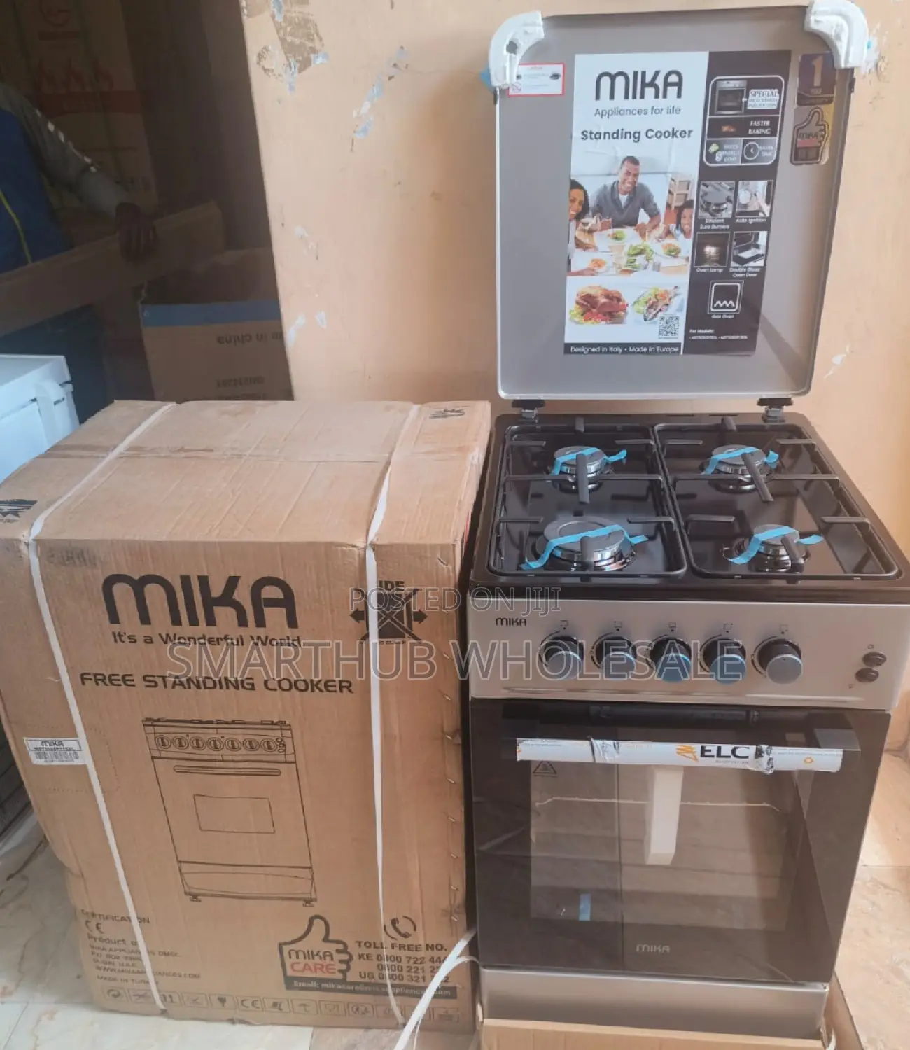 Mika All Gas Free Standing Gas Cooker- 50*60, Gas Oven ..