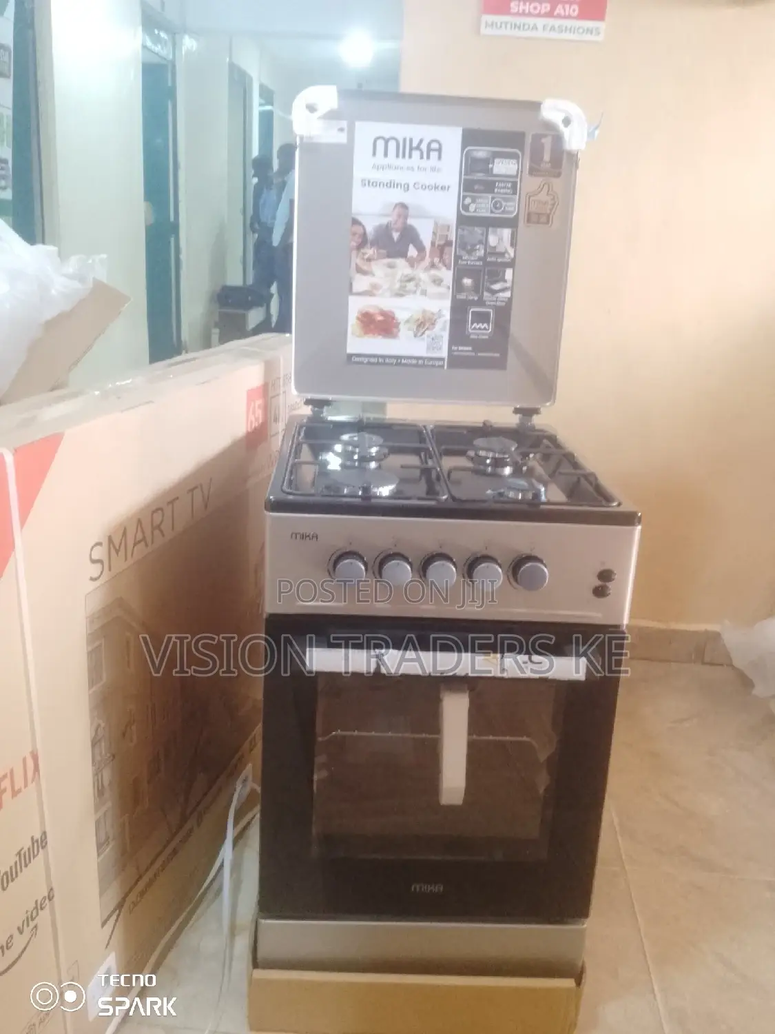Mika 50*60 Full Gas Standing Cooker With Gas Oven