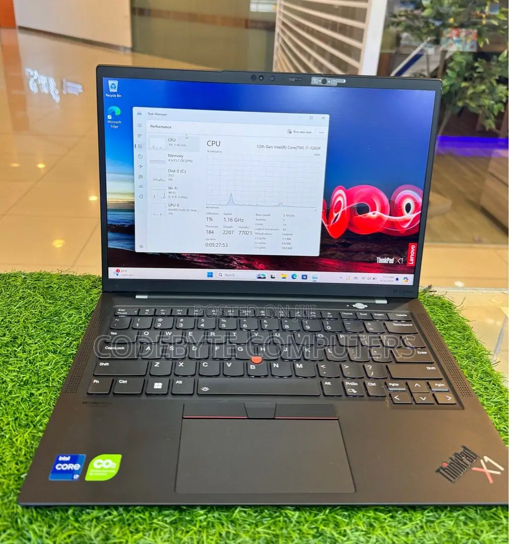 New Laptop Lenovo ThinkPad X1 Carbon 16GB Intel Core I7 SSD 512GB