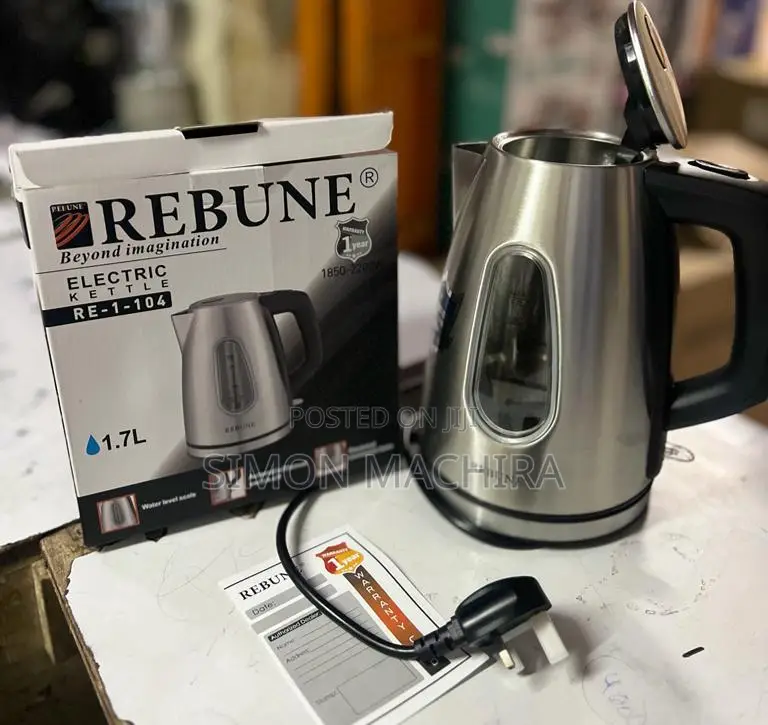 Rebune Silver Electric Kettle