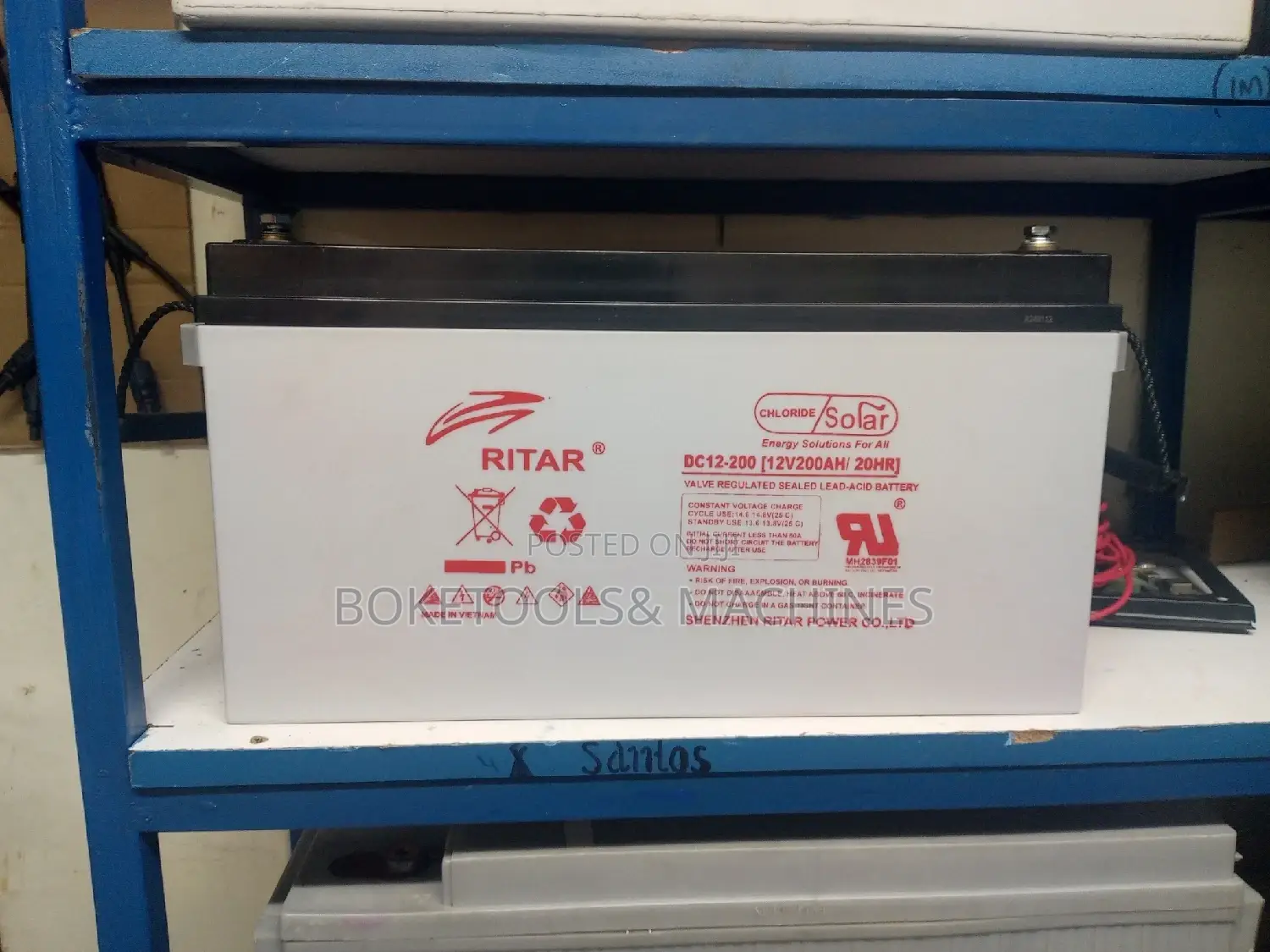 Ritar Battery 200ah Gel Battery