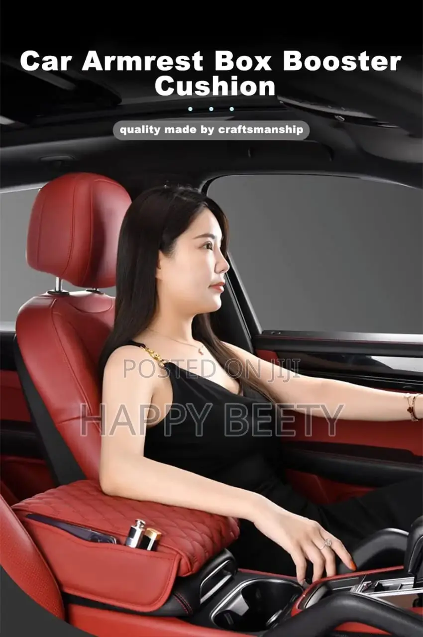 Universal Car Armrest Pad With Side Storage
